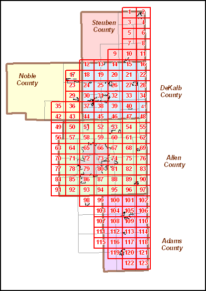 Grid Index Map